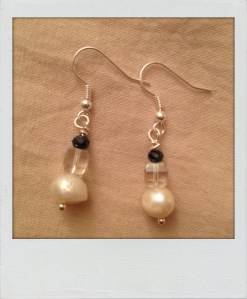 Orecchini perle. #E.8