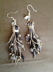 Orecchini lunghi. #E.32