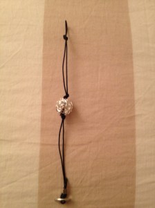 Bracelet. Blue and sterling silver.