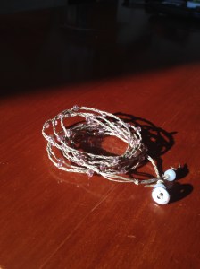 Chan Luu. Hemp and pink beads