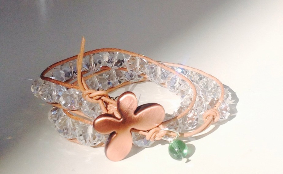 Chan luu cuoio e cristalli&nbsp;#B.29